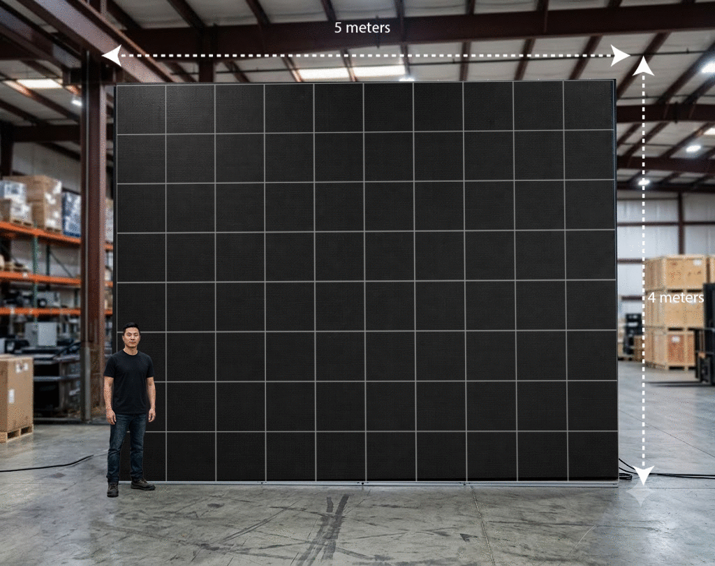 LED wall size configuration revealed